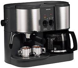 Kombinace preso s k�vovarem Krups