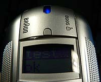 Hol�c� strojek Braun 360� displej