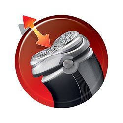 Plovouc� fr�zky holic�ho strojku Philips