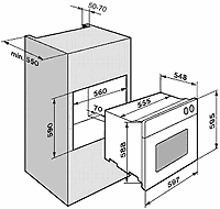 P�i mont�i je nutn� dodr�et minim�ln� rozm�ry pr�duch�