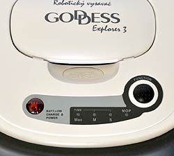 Automatick� vysava� Goddess CL 390 - ovl�dac� panel