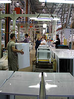 Za��tek mont�n� linky