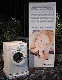 Pra�ka Electrolux EWF 16655 na p�edv�d�c� akci v Brn�